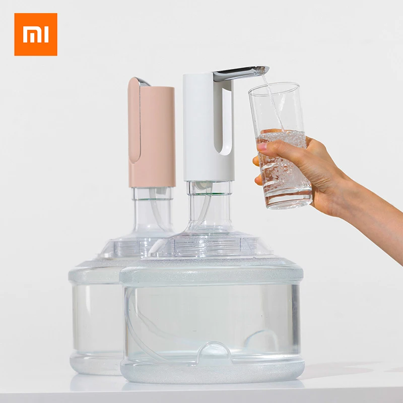 Xiaomi-bomba d'água elétrica, dobrável, recarregável, usb, uso doméstico, criativo, com dispensador de água, automático