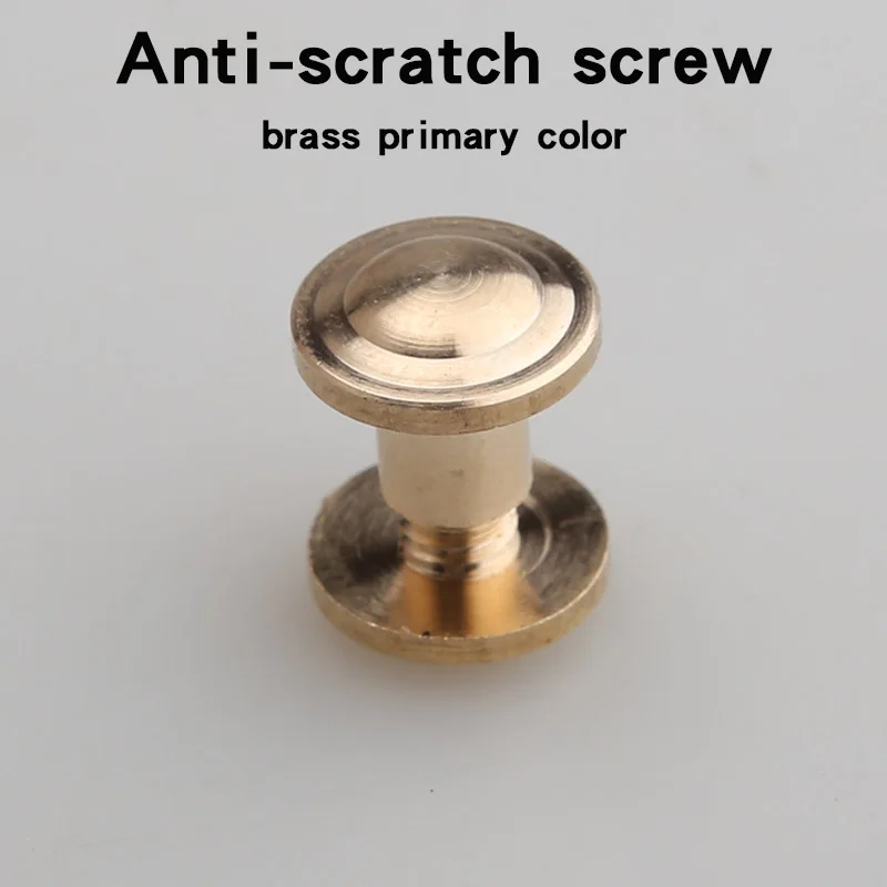 Belt Metal Craft Screws Dual Screw Buckle Pure Copper Brass stainless steel DIY Leather luggage Accessories