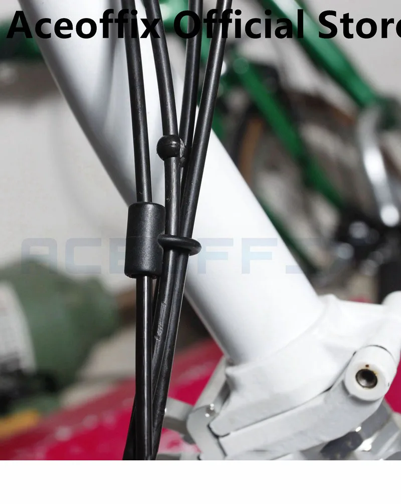 Aceoffix Brake Cable Storage for Brompton Folding Bike Brake Shift Cable Accessories Aluminum Material