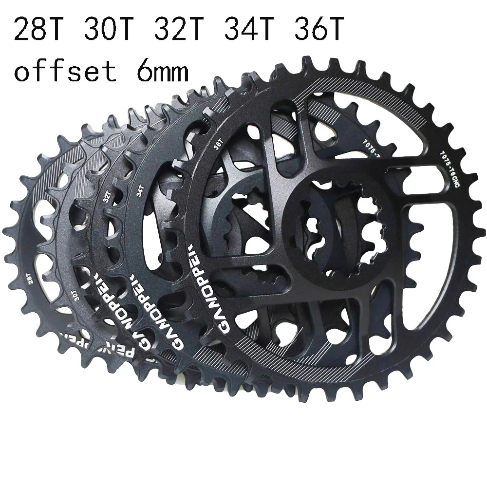 MTB Single Speed Crown Chainring Mountain Bike 1x System 28T 30T 32 34 36 Gear Narrow Wide Teeth Fit For Sram NX XX XO GX GXP11