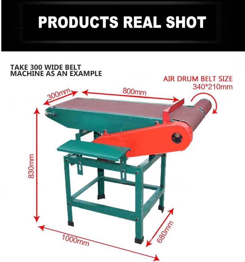 1560*200mm 2.2KW/380V/220V Woodworking sanding machine vertical and horizontal belt sanding machine polishing machine