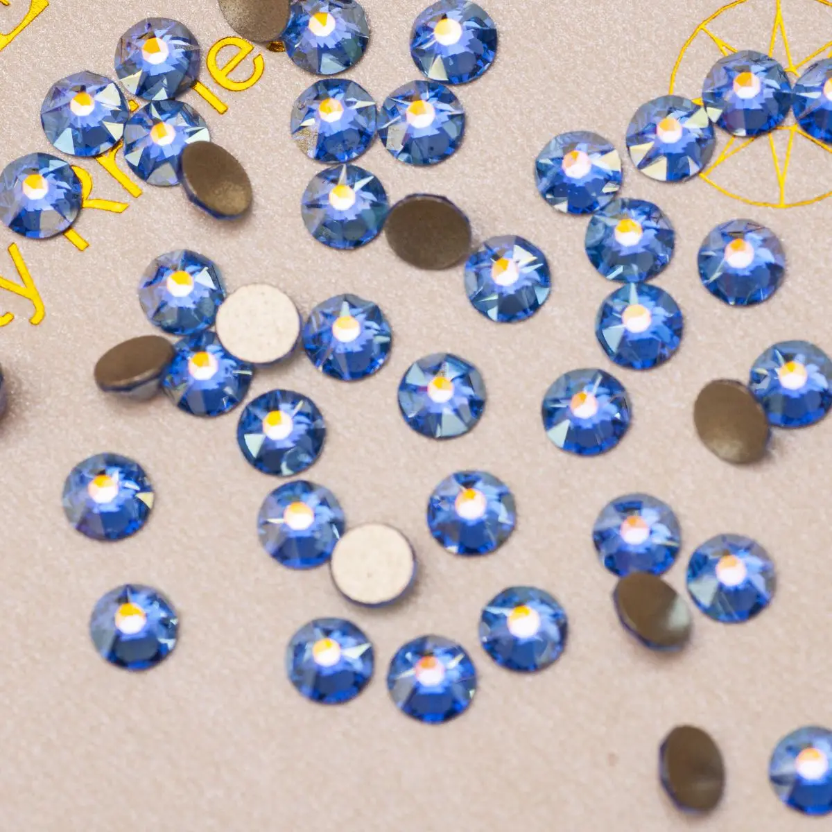 YANRUO 2088 Cold New Element AB Strasssteine, nicht heißklebend, flache Rückseite, SW Gems, zum Aufkleben auf Nägel, Kristalle für Bastelarbeiten – Detail 10