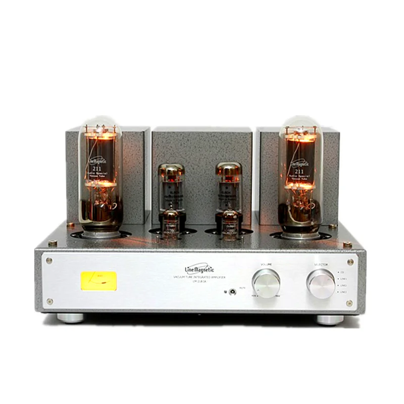 

New product LM-218IA combined single-ended class A 211/845 tube power amplifier, input sensitivity 210mV, distortion 1%