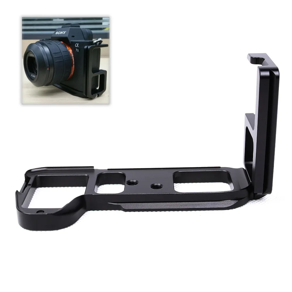 Mcoplus-カメラ用の金属製ハンドルカメラプレート,a7m2,lona7r2 a7ii a7s2,ジンバル,sjcer三脚用のクイックリリースプレート