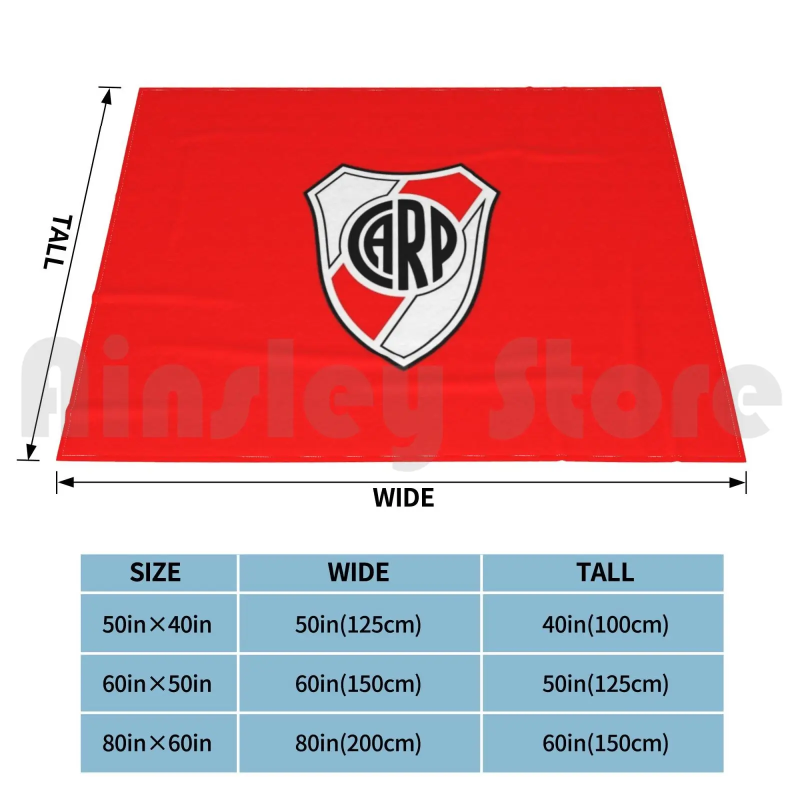 Club River Plate Blanket Super Soft Warm Light Thin Argentina Buenos Aires Estadio Monumental Antonio