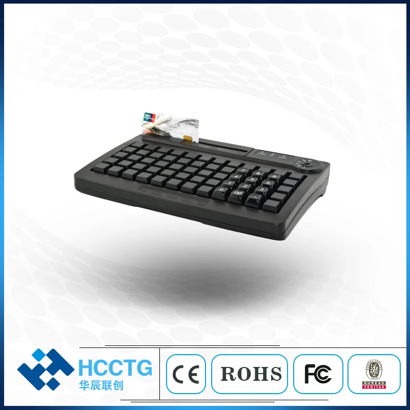 

USB Dual Interface Membrane Programming Terminal POS Slim Mini keyboard KB60M