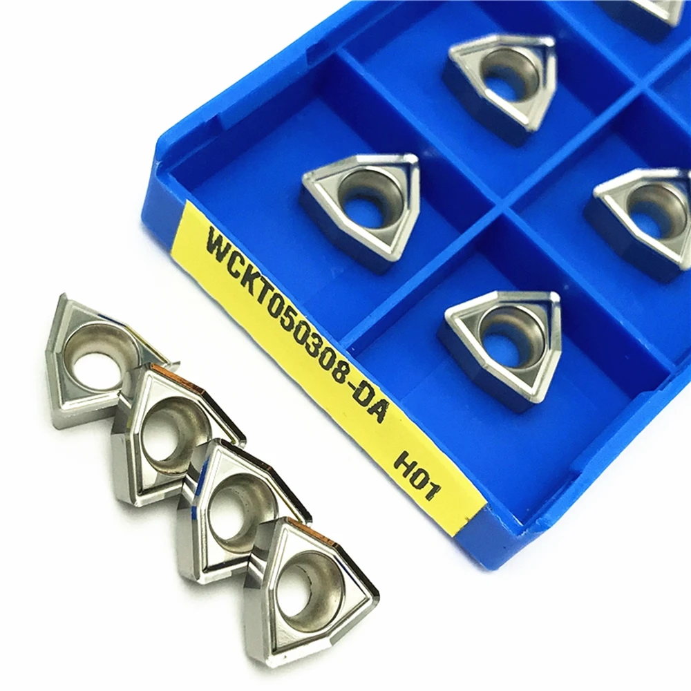 Drill drill WCKT050308 WCKT080412 DA DA H01 utensile per tornitura in alluminio inserti per trapano utensile DA taglio di alta qualità