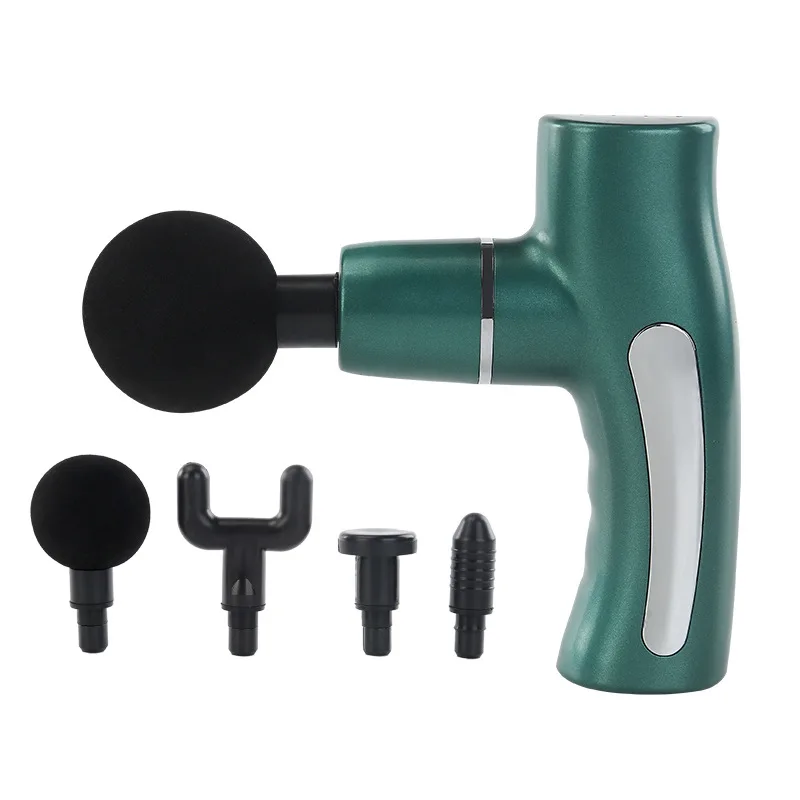 USB electric fascia gun fitness muscles relax sore vibration mini smart mute holding a hammer blow gun vibration massage