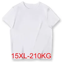 Camiseta extragrande de verano para hombre, busto de 186cm, 15XL, 14XL, 13XL, 12XL, 11XL, 10XL, peso 210kg, camiseta de talla grande para hombre