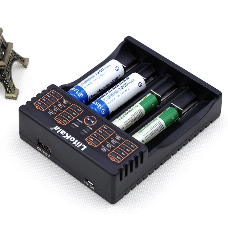 Liitokala Lii-402 18650แบตเตอรี่,ชาร์จ18650 1.2V 3.7V 3.2V AA / AAA 26650 10440 16340แบตเตอรี่ลิเธียม NiMH Charger