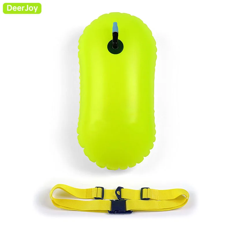 DeerJoy Swim Buoy Safety for Swimmers Swimming Safety Float for Open Water and Triathlon Swimming Bubble for Safer Swim Training