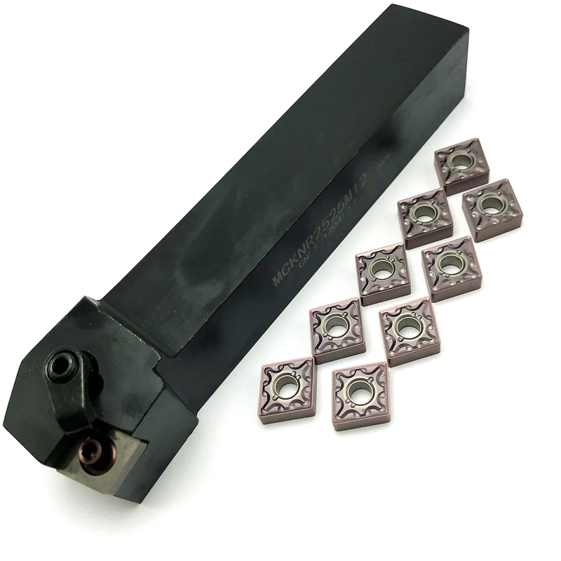 MCKNR1616H12 MCKNR2020K12 MCKNR2525M12 External Tool Holder +Carbide inserts CNMG120404 CNMG120408 Cutting tool Turning insert