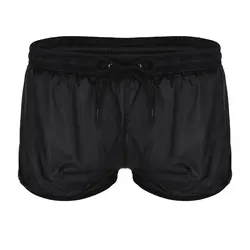 IEFiEL Nuovo Arrivo Uomini di Estate Bicchierini Di Moda Maschile Classico Morbido Solido Polsino Leg Boxer Leggero Salone Sciolto Pantaloni Corti