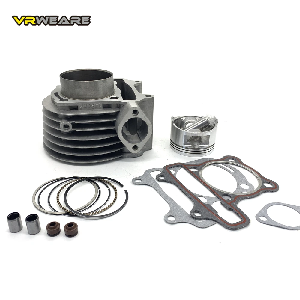 GY6150 cylinder Kit 57.4mm Cylinder Piston Ring Set for 4 stroke Scooter Moped ATV QUAD GY6 150 157QMJ 1P57QMJ