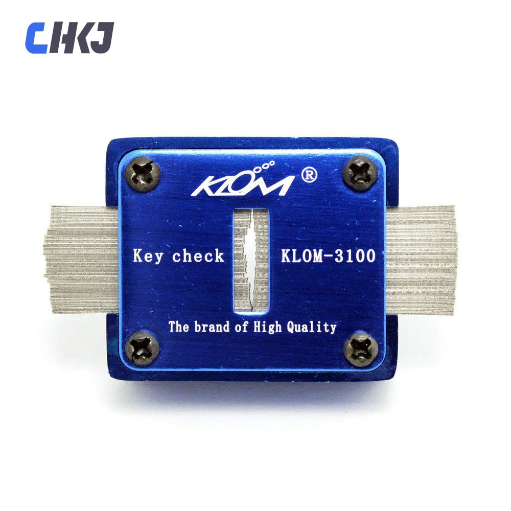 CHKJ Genuine KLOM Key Check Locksmith Tools Blank Key Slot Checker KLOM-3100 Good quality