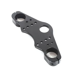 Motorcycle Parts Fork Triple Clamp Top Plate Aluminum Black for BMW R75 R80 R90 R100 1985+