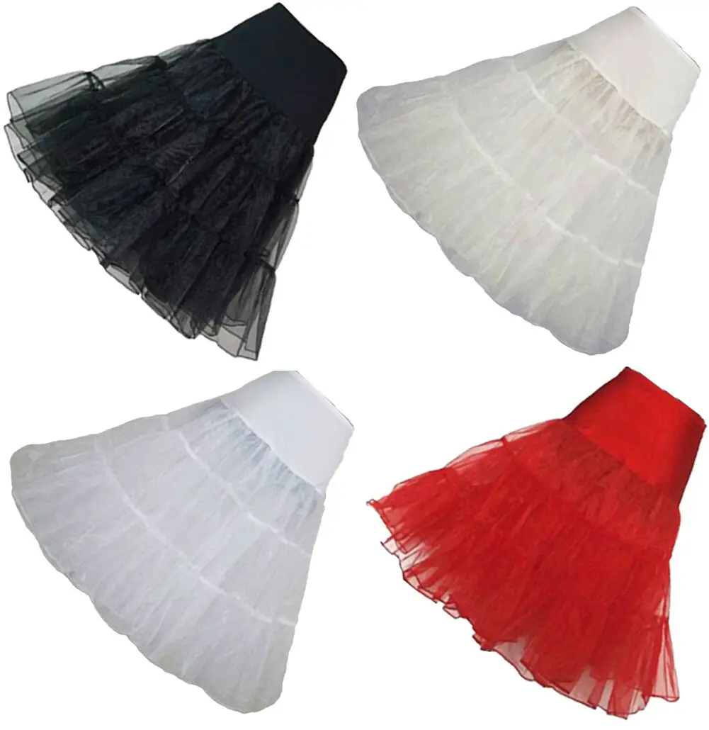 Retro Underskirt 50s Swing Vintage Petticoat Rockabilly Tutu Fancy Net Skirt