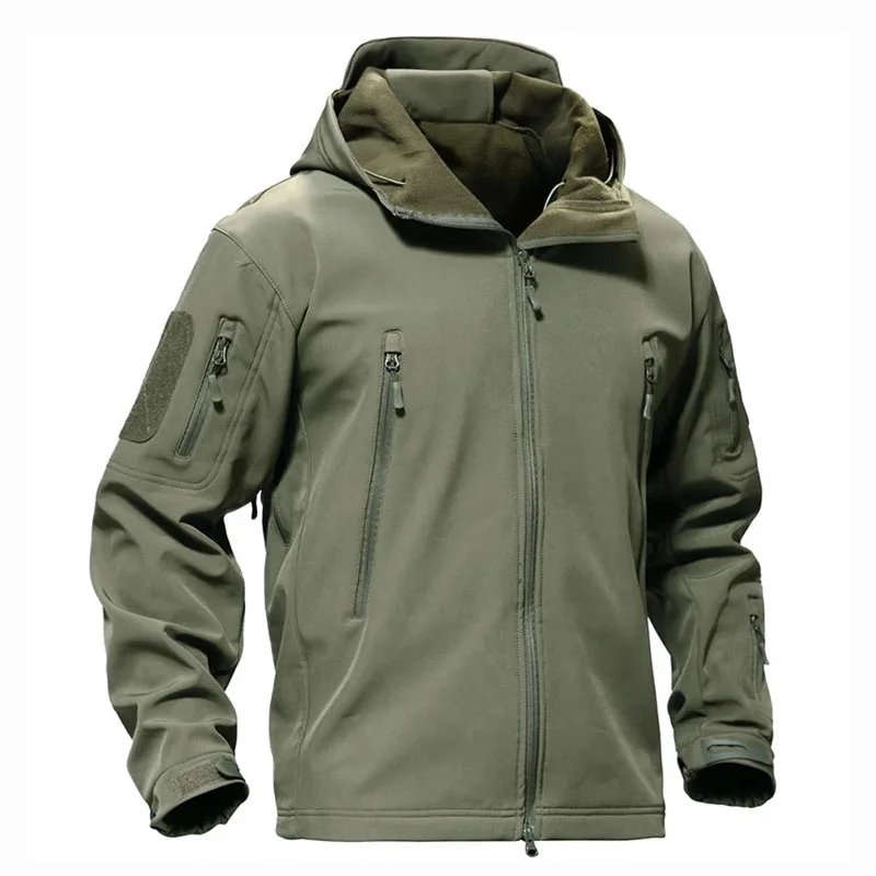 Imagem -03 - Esporte ao ar Livre Softshell Tad Tático Jaqueta Masculina Camuflagem Roupas de Caça Militar à Prova Dmilitary Água Cabolsas com Capuz para Acampamento Caminhadas