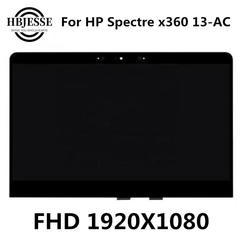 

Original For HP Spectre x360 13-AC052NA 13-AC011NF 13-AC003NA 13-AC001TU 13-AC011TU LCD Display Digitizer Assembly FHD 1920*1080