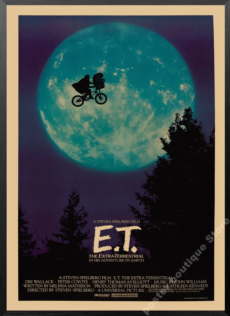 The most classic 20 sci-fi movie posters/Interstellar/Back to the Future/E.T. the Extra-Terrestrial Movie Kraft Paper Poster