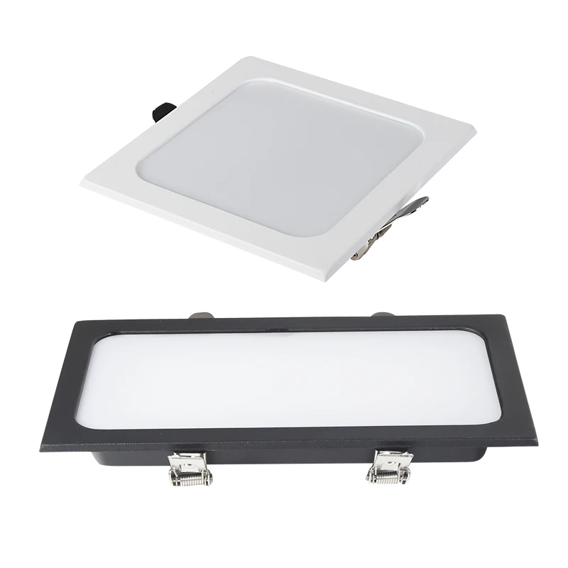 1 panel wbudowany LED typu downlight 12W 18W 24w kwadratowe reflektory LED LED światło sufitowe AC185V 220V