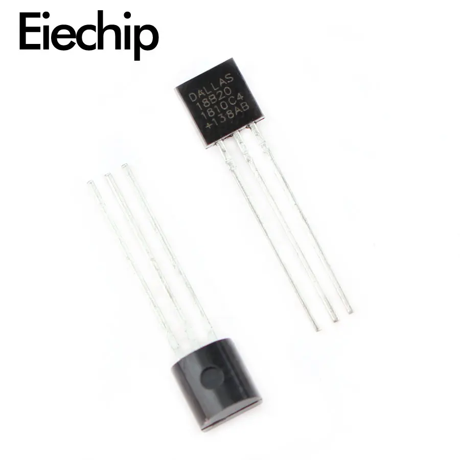 10pcs DS18B20 TO-92 Temperature Sensor Chip 18B20 TO92 For Arduino Digital Thermometer DS18B20 Hall Sensor Diy Electronic Kit