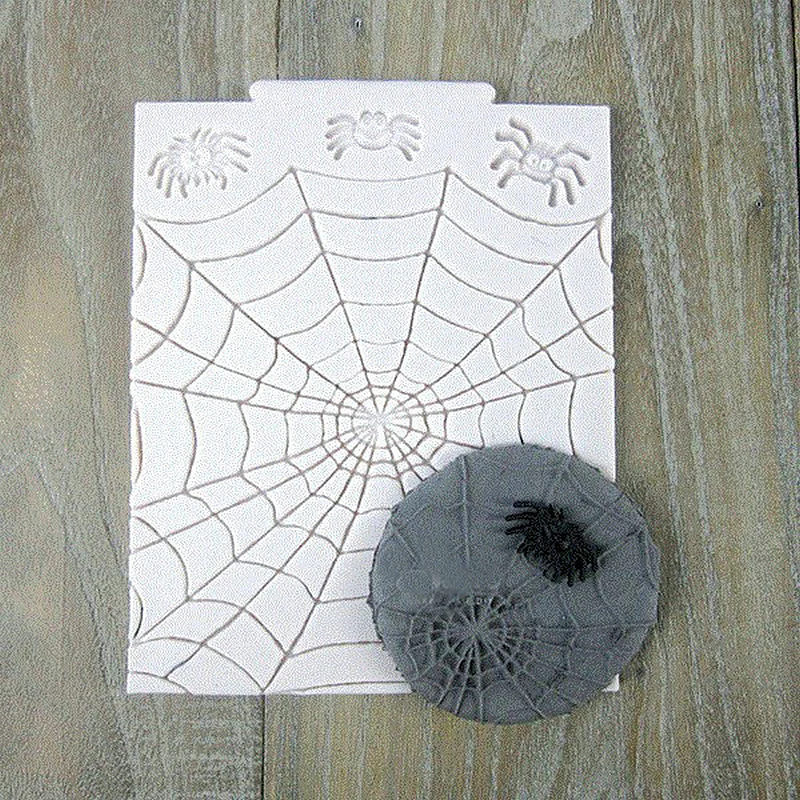 DIY Spider Web Shape Silicone Mold Polymer Resin Clay Mould Fondant Cake Decorating Tools Chocolate Gumpaste Candy Moulds