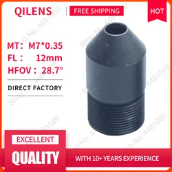 QILENS 3 Megapixel HD M7 * 0.35 Mount FL 12mm Board Lens voor CCTV Beveiliging IP Camera Diafragma F2.4 Lange Kijkhoogte 12.8mm
