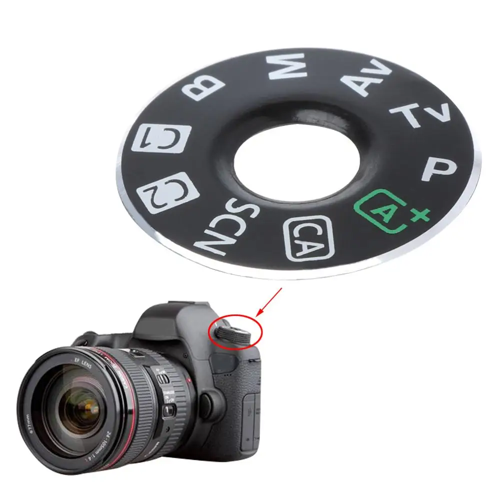 Camera Function Dial Mode Interface Cap Button Repair Parts For 6D New