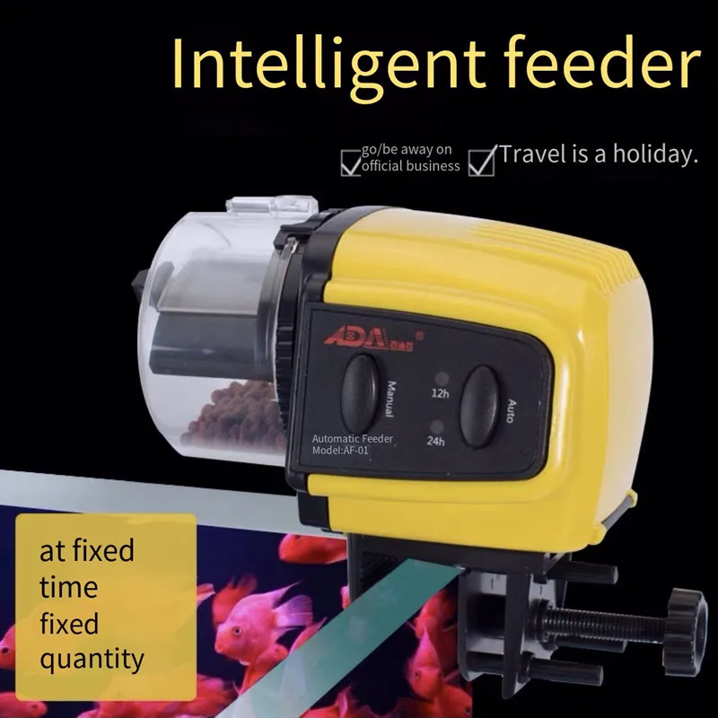 

Nicrew Aquarium Tank Automatic Fish Feeder Digital LCD Timer Food Feeding Electronic Fish Food Feeder Timer free shipping