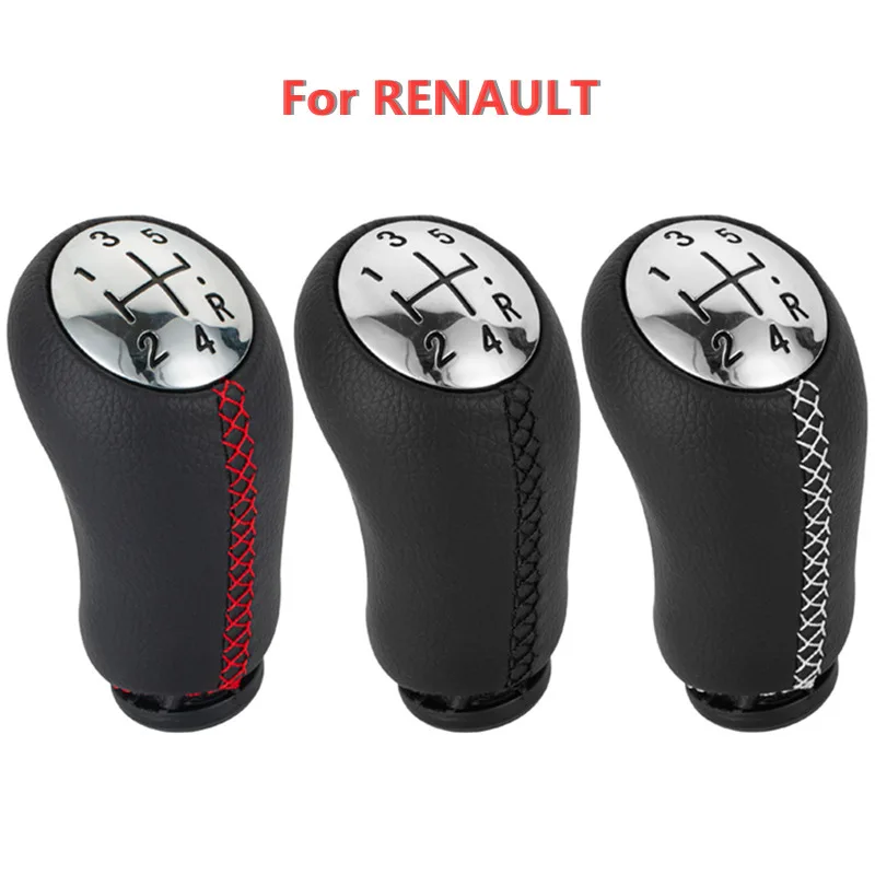 5 Speed Gear Shift Knob Stick Head Car Gear Shift Lever Handle Universal For RENAULT Laguna Megane 2 Clio 3 Scenic 2