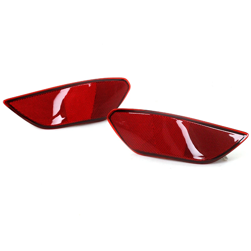 Parachoques trasero rojo para coche, lámpara reflectora para Porsche Cayenne 2011, 2012, 2013, 2014, 95863110500, 95863110600