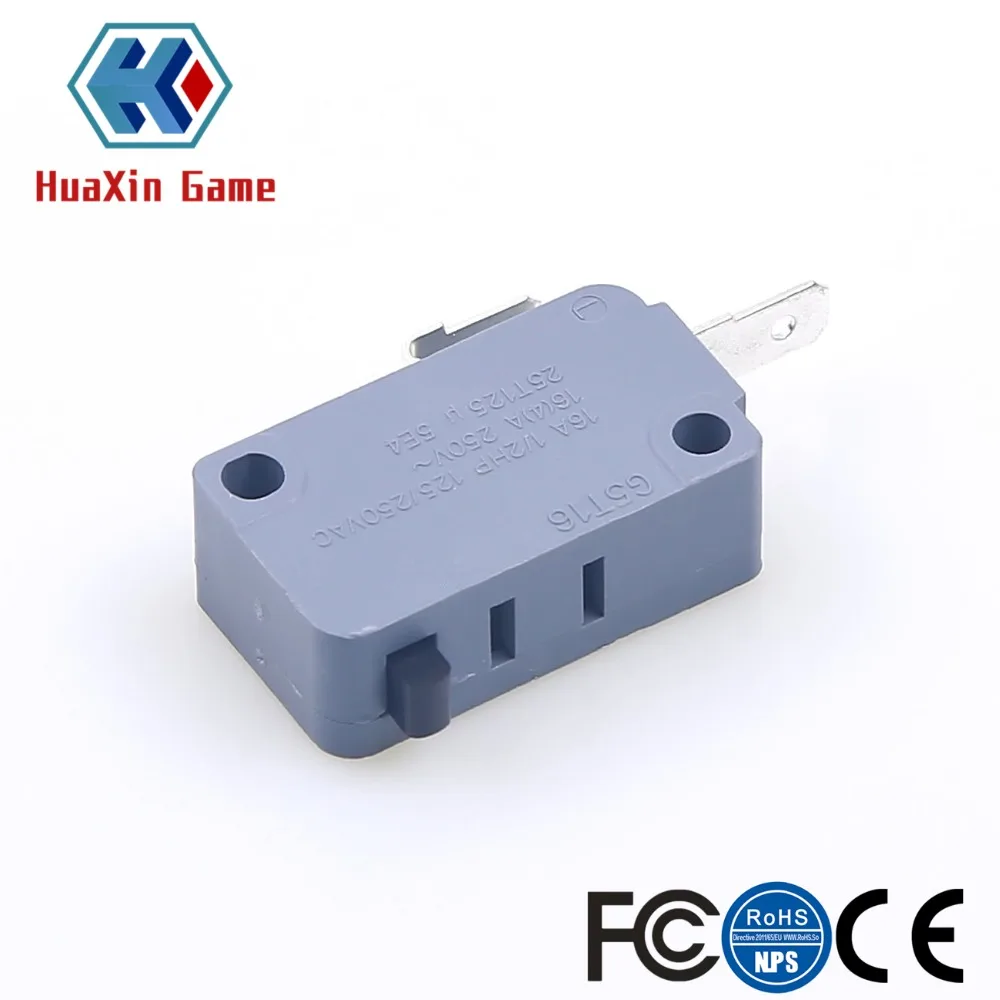 10PCS 3Pin 16A 125/250V AC Microswitch Arcade Micro Switch Arcade Game Machine Cabinet Accessories