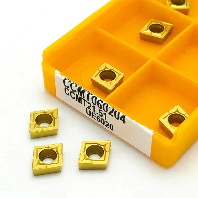 10 pezzi CCMT060204 UE6020 utensile per tornitura interna utensili per tornio in metallo CCMT utensile da taglio di alta qualità CCMT 060204 inserto per tornitura