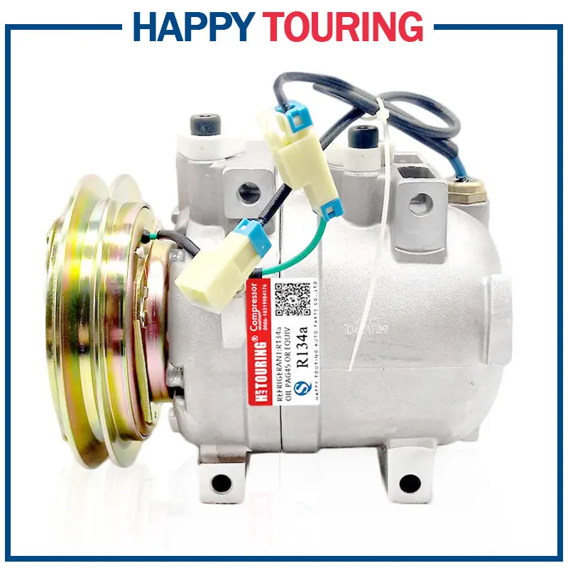 DKV14C AC Compressor For Hyudnai R225-7 Excavator Air Conditioner 11N6-90040 11N8-92040 506021-6413 506021-7082 A5000-674-001