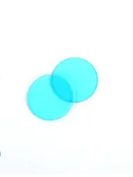 2Pcs Total Size Diameter 27.5mm And 1.5mm Thick Low Pass Filter IR Cut Blue Glass For BMPCC 4K Camera