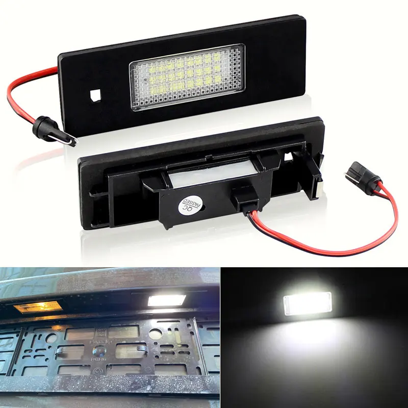 

2PCS For BMW Mini Countryman R60 F60 Clubman R55 LCI Paceman R61 Car Backlight12V Car LED License Plate Light 6000K Xenon Parts