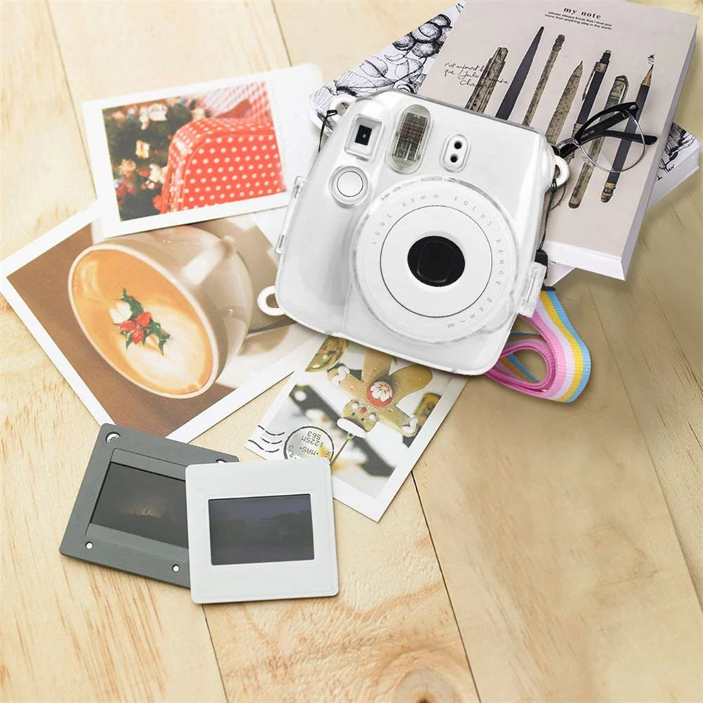 Пластиковый защитный чехол для цифровой камеры Fujifilm Instax Mini 8/8 +/9, прозрачный защитный чехол