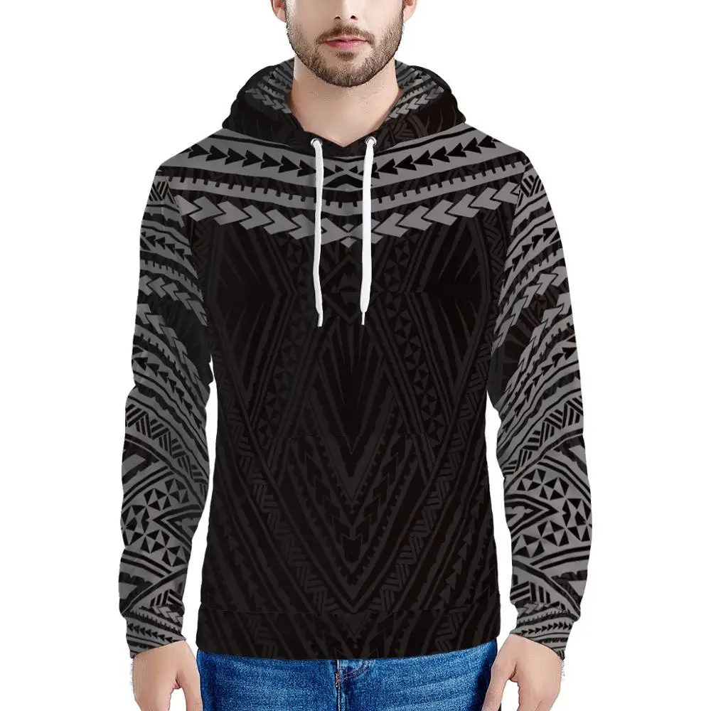 

Dropshipping Men Windproof Warm Hoodies Polynesian Samoa style Print Custom 3D Mens Casual Hooded Sweatshirt boy tops