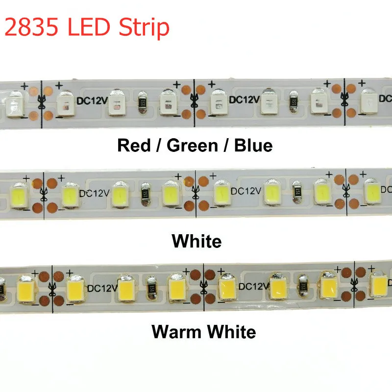 5M SMD 2835 5050 LED Strip Light DC 12V Flexible LED Tape Ribbon White Warm White 60leds/m RGB Waterproof Ruben For Home Decor