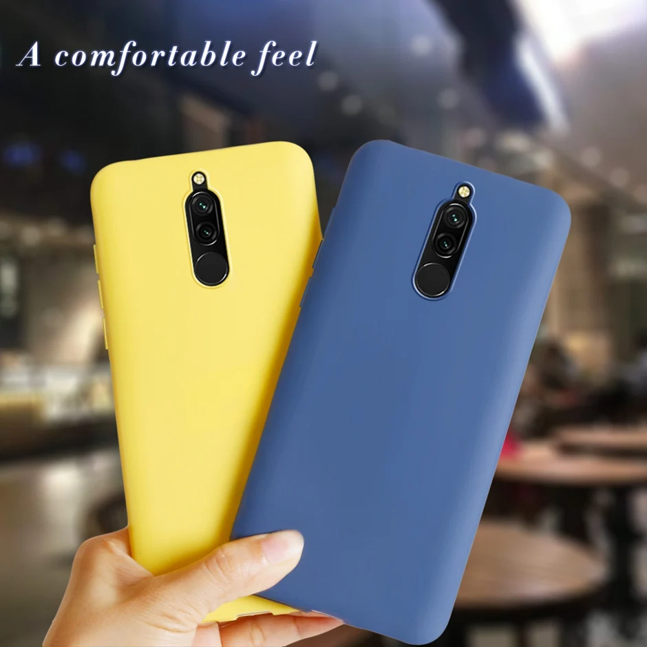 For Xiaomi Redmi 8 Case Silicone Candy Color Phone Case For Xiaomi Redmi 8 Cover Redmi 8 Soft TPU Cover Case Capa