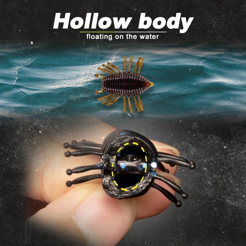 Illex Woodlouse Gambit Swimbait tipo gusano para lubina - imagen 4