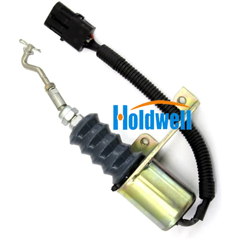 Holdwell Engine Fuel Cut Off Stop Solenoid SA-3799-12 for Deutz Bosch RSV 1751ES 12V DC