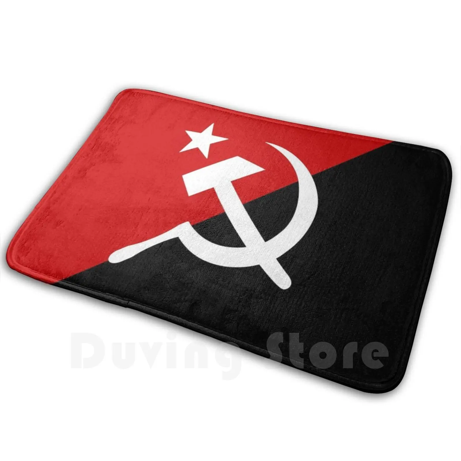 Hammer&sickle Carpet Mat Rug Cushion Soft Non-Slip Hammer Sickle Communism Communist Socialist Socialism Ussr Union