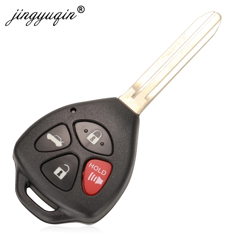 Jingyuqin GQ4-29T 314MHz ID67 klucz do Toyota USA Corolla Matrix 2008-2010 Pontiac Vibe pilot Car Key Fob 4 przyciski