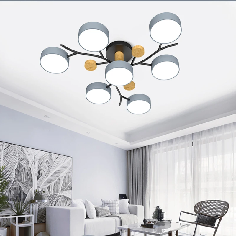 2023 New Modern Living Room LED Ceiling Light Villa Dining  Bedroom  Chandelier Hotel  Hall Lamp Factory Direct Sales Decora