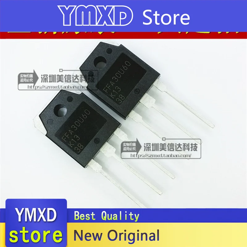 

10pcs/lot New Original F30U60DN FFA30U60DN 30A 600V Fast Recovery Tube TO-247 In Stock