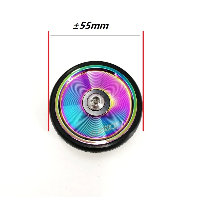 Litepro For Brompton Folding Bike Easywheel Solid Thicken Aluminum Alloy Easy Wheel Black Red Colorful