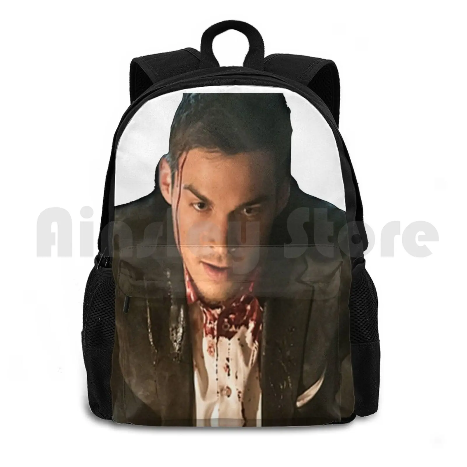 Kai Parker Outdoor Hiking Backpack Riding Climbing Sports Bag Iconic Quote Damon Salvatore Salvatore Damon Salvatore Iconic