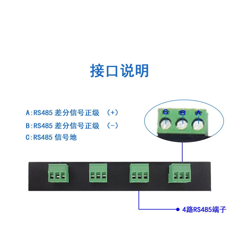 Thông Minh Nhúng 4 Kênh Truyền Thông Nối Tiếp Máy Chủ RS485 Để Ethernet Với Cô Lập MODBUS Cổng TCP / RTU